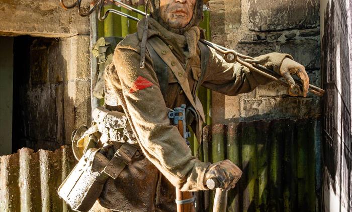 They fought in France & Flanders, the Balkans, Gallipoli, Palestine & Gaza. A regiment which produced war poets & artists, such as David Jones, Siegfr
